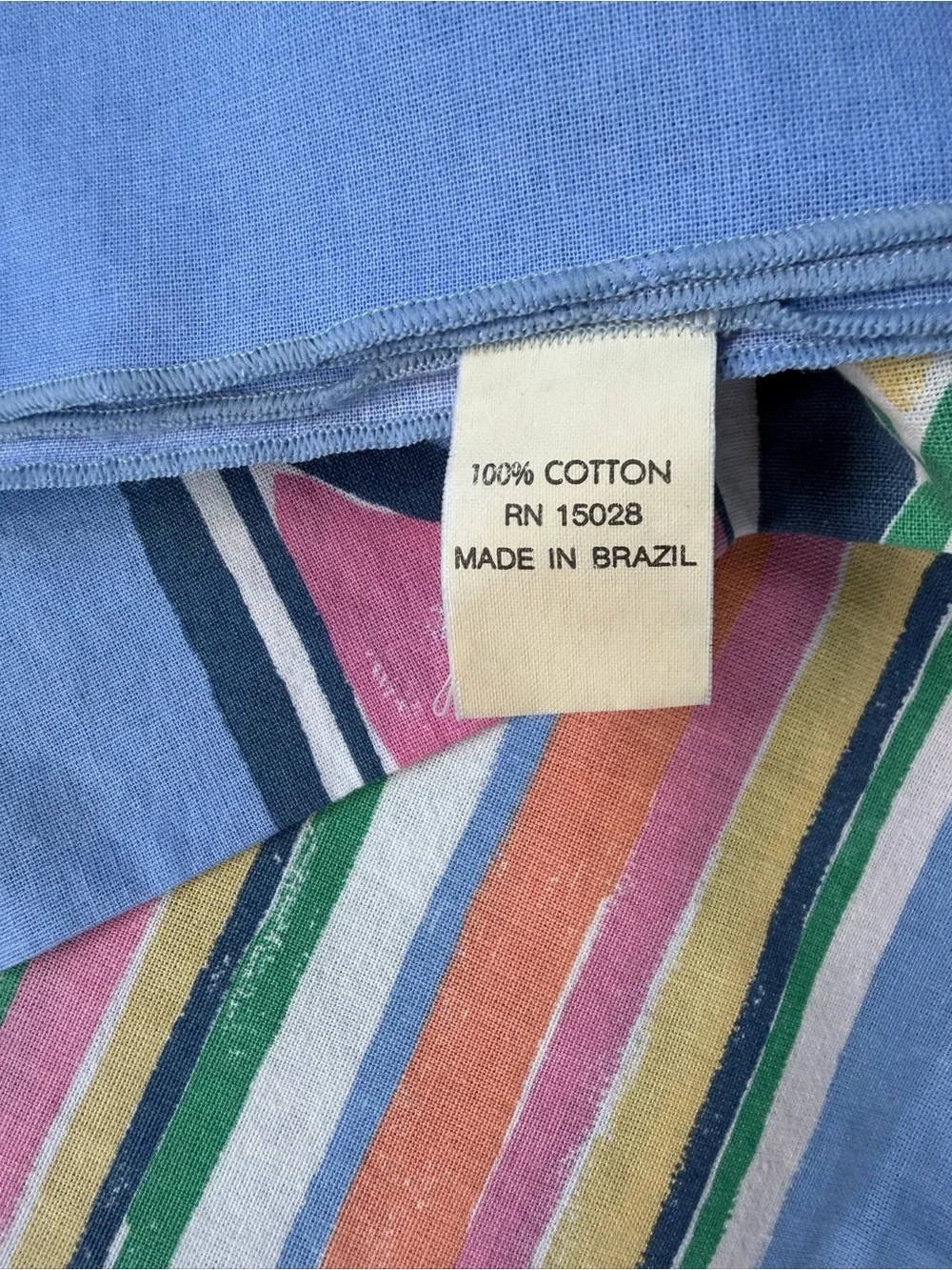 Vintage 100% cotton tablecloth 60x82